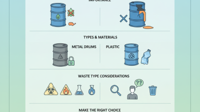 How to Choose the Best Waste Drums for Your Disposal Needs?