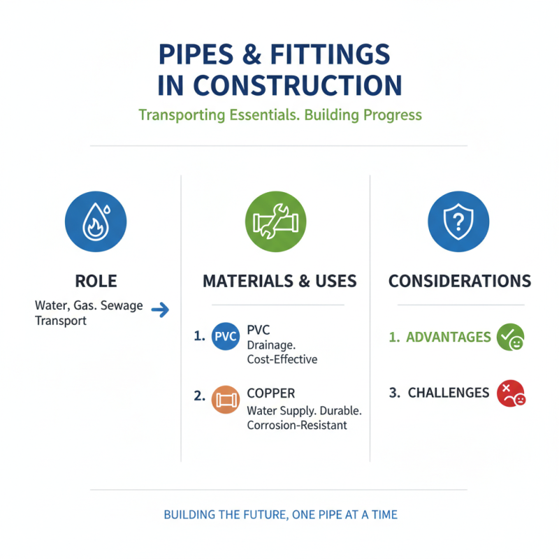 What is the Importance of Pipes and Fittings in Construction and Plumbing?