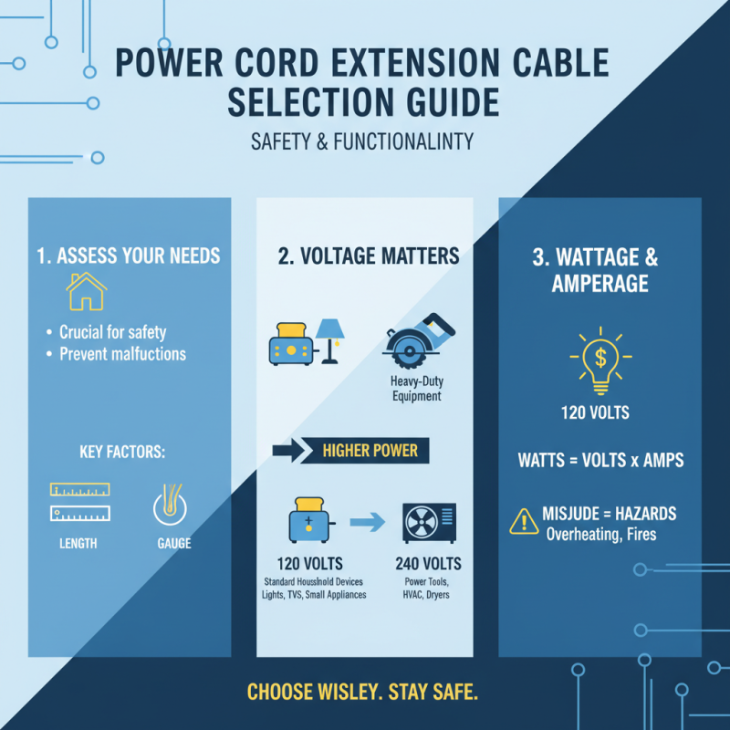 How to Choose the Right Power Cord Extension Cable for Your Needs?