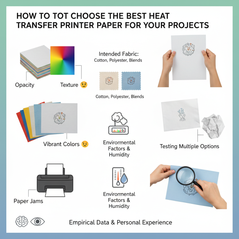 How to Choose the Best Heat Transfer Printer Paper for Your Projects?