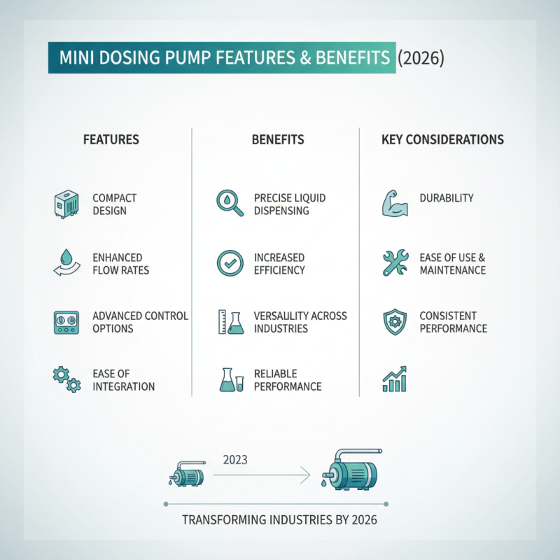 Top Mini Dosing Pump Features and Benefits in 2026?