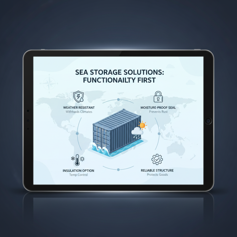 2026 Top Sea Can Storage Solutions What You Need to Know?