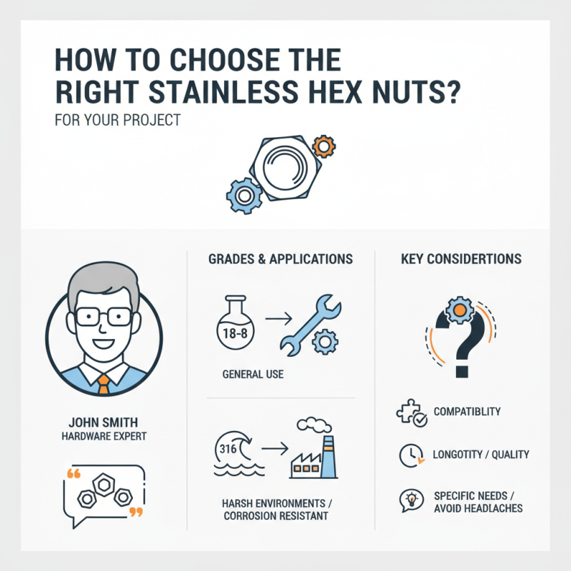 How to Choose the Right Stainless Hex Nuts for Your Project?