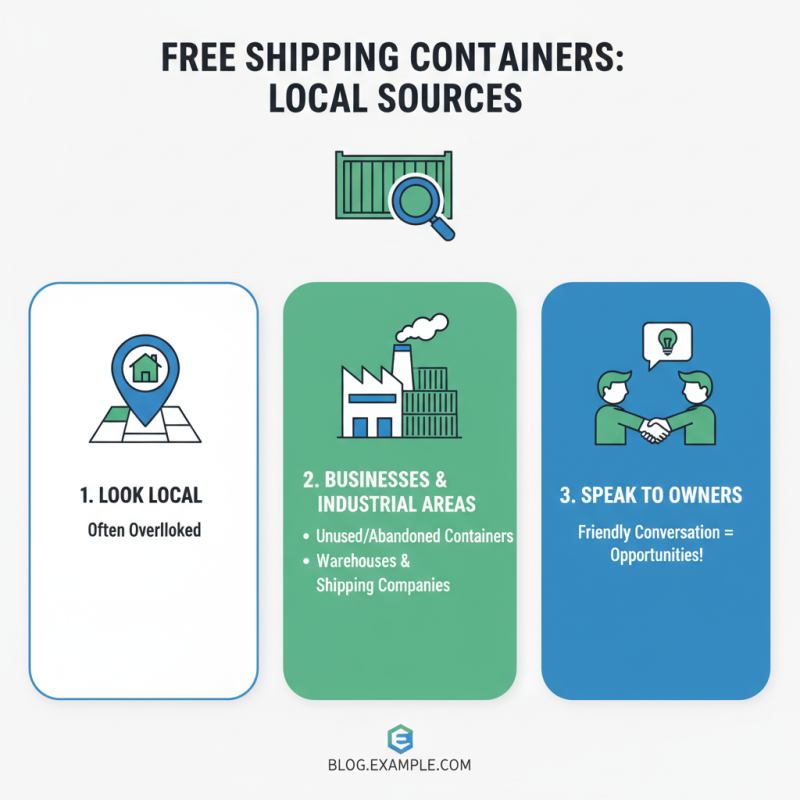 How to Get Free Shipping Containers for Your Next Project?