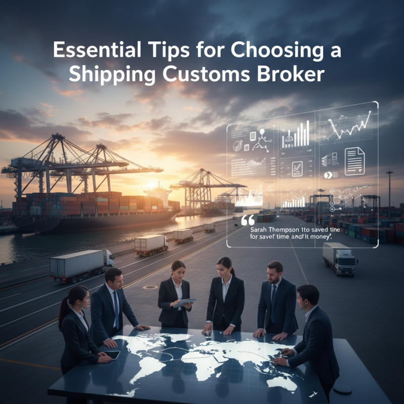 Essential Tips for Choosing a Shipping Customs Broker