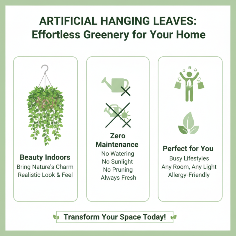 What is Artificial Hanging Leaves and How to Use Them?