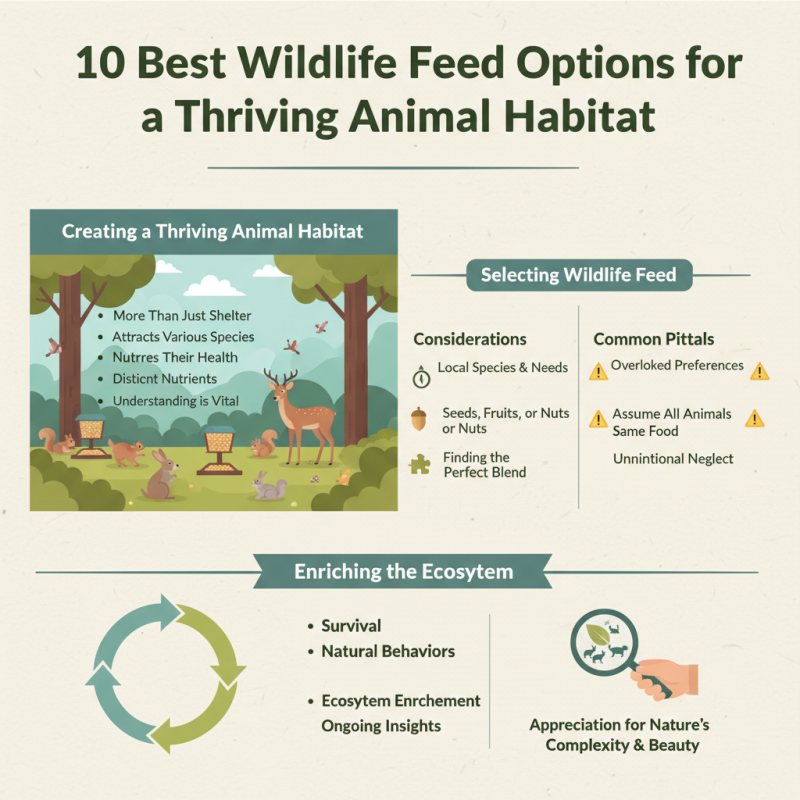 10 Best Wildlife Feed Options for a Thriving Animal Habitat?