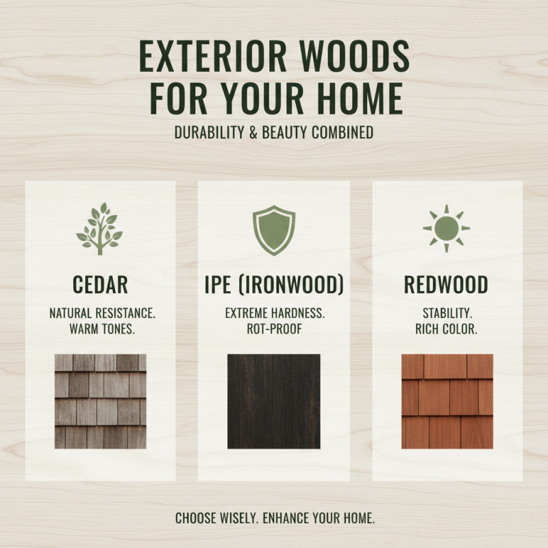 2026 Best Exterior Wood Choices for Your Home Upgrade?