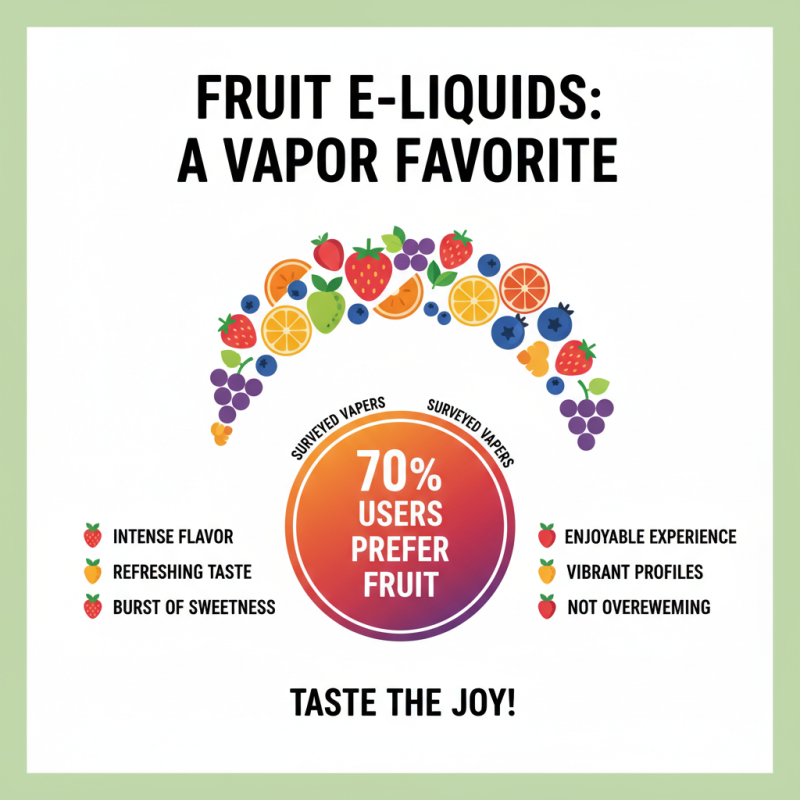 Why Choose Fruit E-Liquid for Your Vaping Experience?