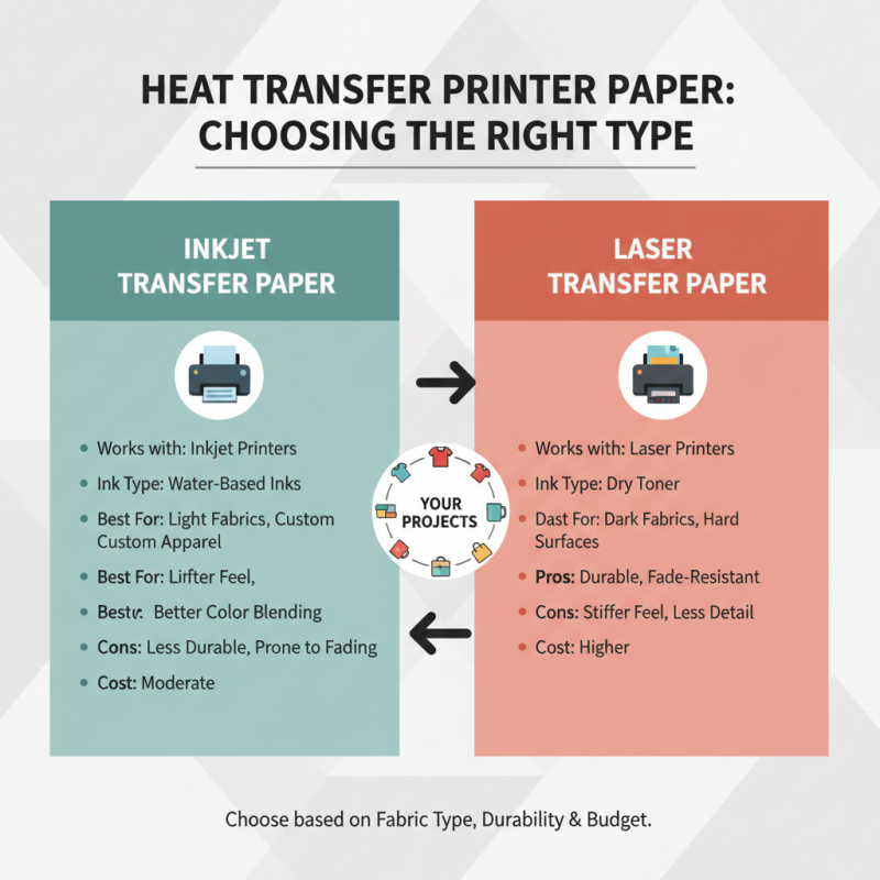 How to Choose the Best Heat Transfer Printer Paper for Your Projects?