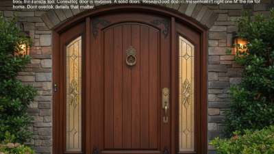 2026 How to Choose Solid Wood Exterior Doors for Your Home?