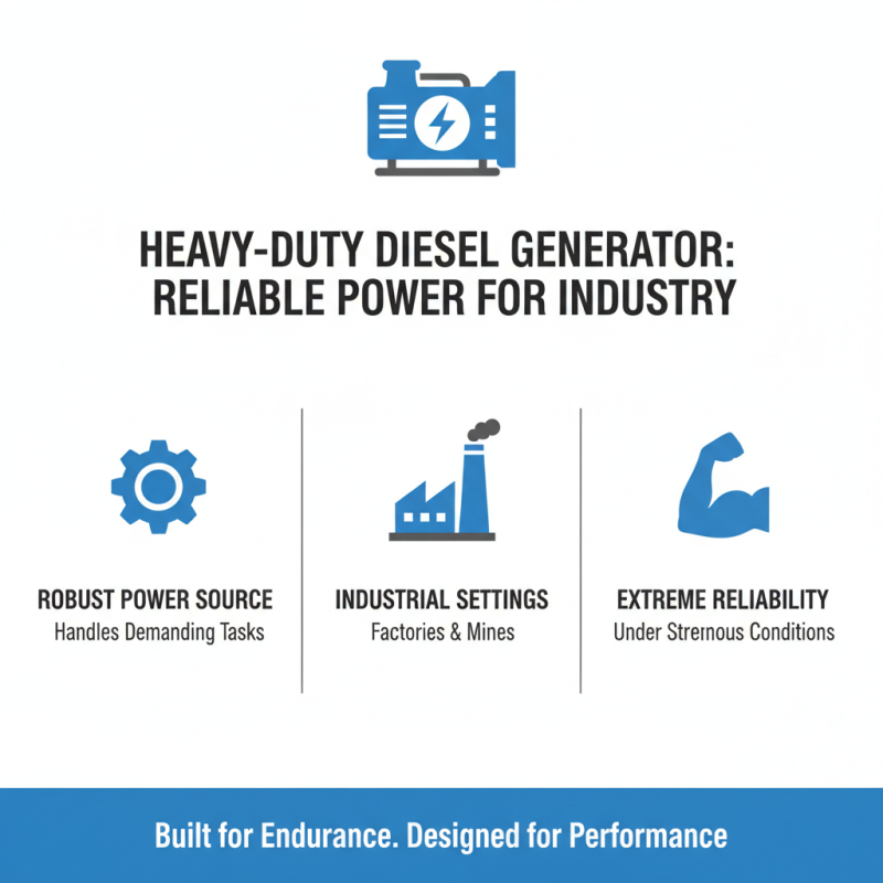 What is a Heavy Duty Diesel Generator and How Does it Work?