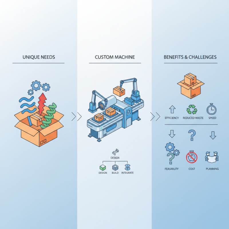 What is a custom packaging machine and how does it work?