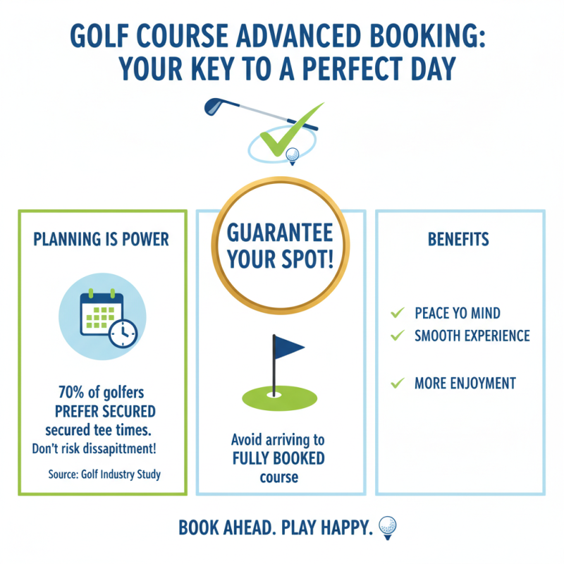 Why is Booking a Golf Course Essential for an Enjoyable Experience?