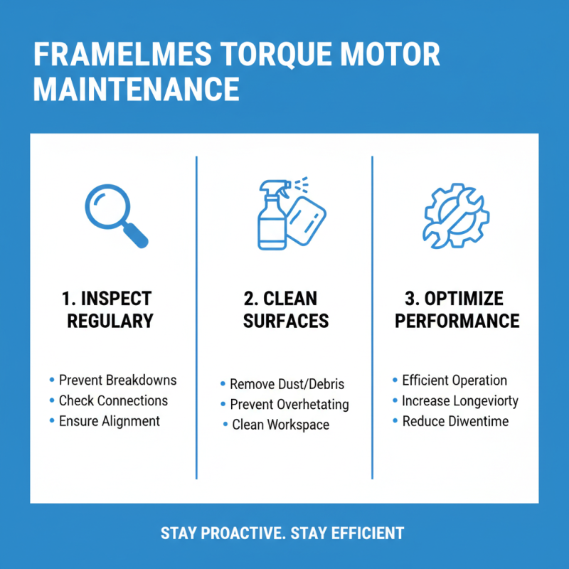 Frameless Torque Motor Tips for Optimal Performance and Usage?