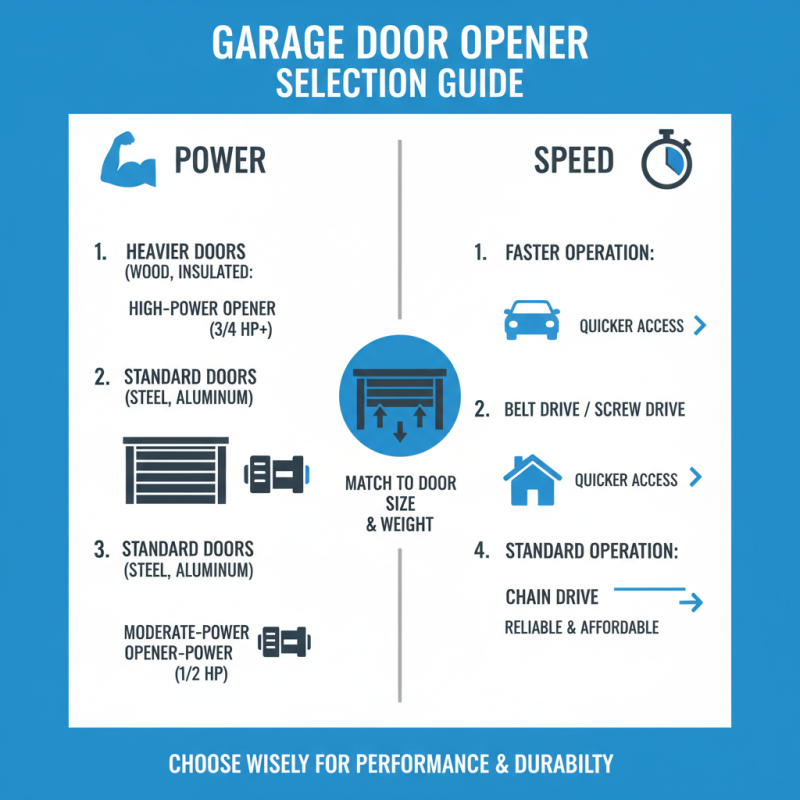 How to Choose the Right Overhead Garage Door Opener for Your Home?