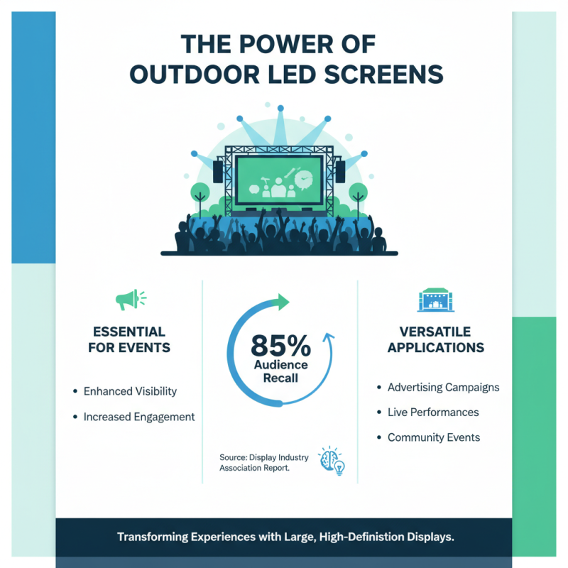 Why Choose an Outdoor LED Screen for Your Event Needs?