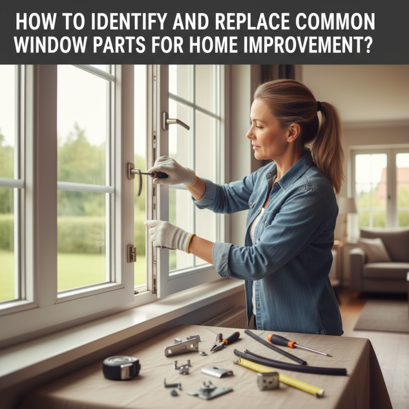 How to Identify and Replace Common Window Parts for Home Improvement?