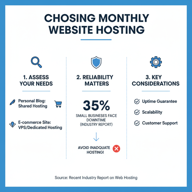 How to Choose the Best Monthly Hosting for Your Website?