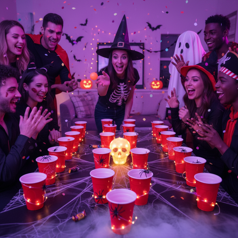 How to Play Halloween Beer Pong and Impress Your Friends?