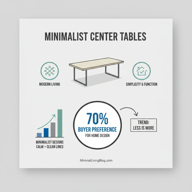 Top Minimalist Center Table Designs for Modern Living Spaces?
