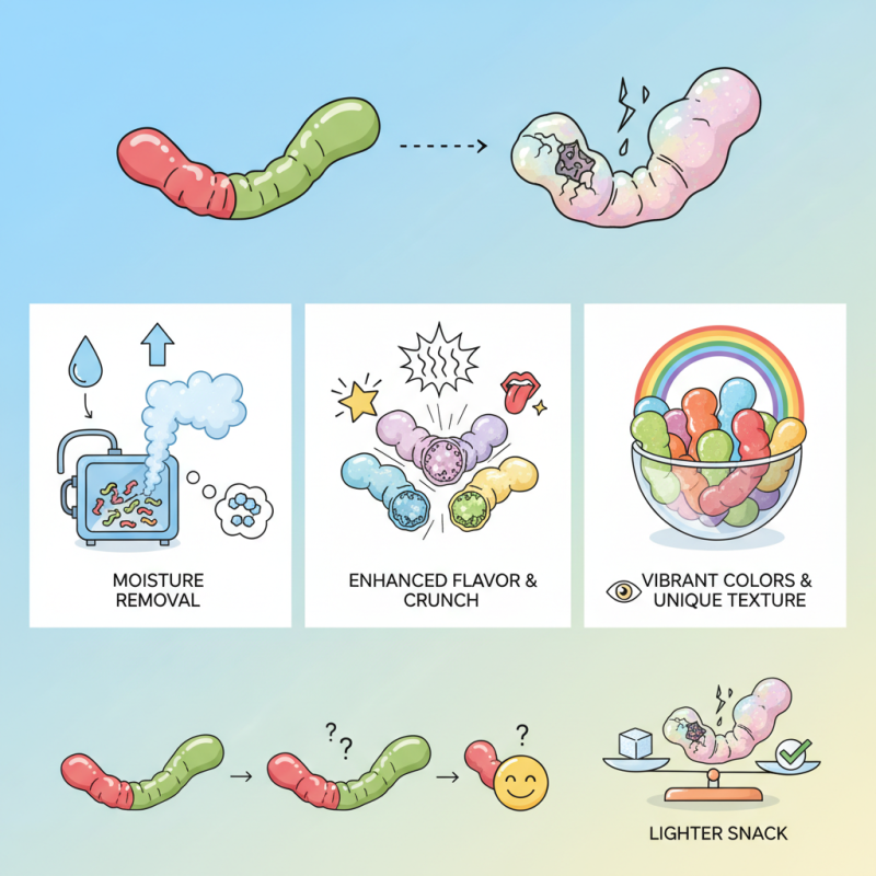 What are Freeze Dried Gummy Worms and How are They Made?