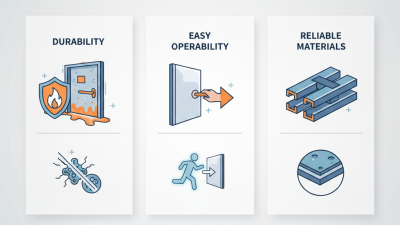 How to Choose Steel Fire Escape Doors for Safety Solutions?