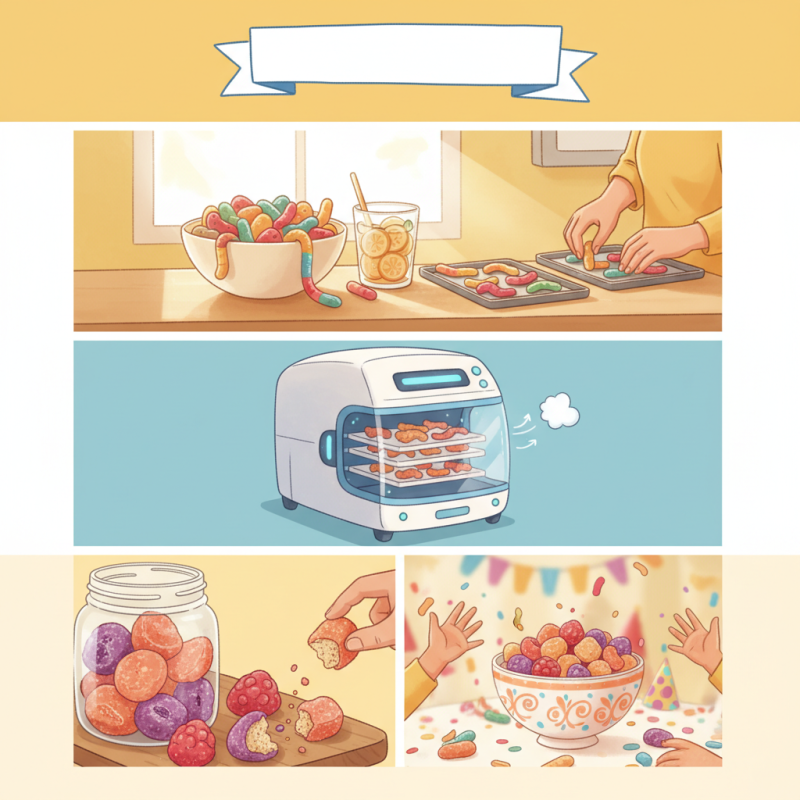 How to Make Freeze Dried Gummy Worms at Home?