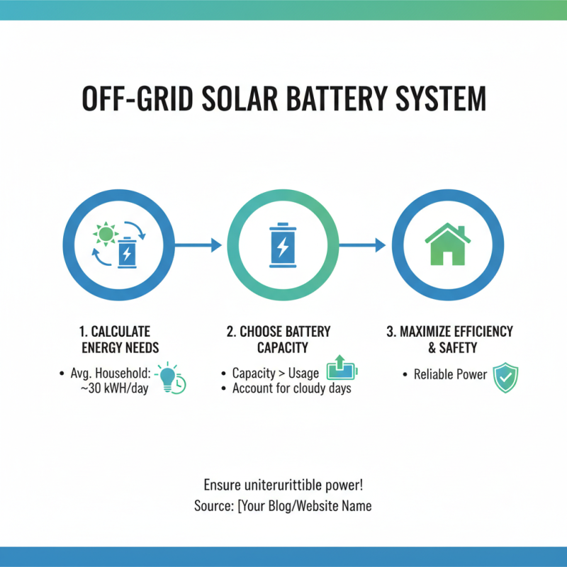 How to Set Up a Solar Battery System Off Grid for Beginners?