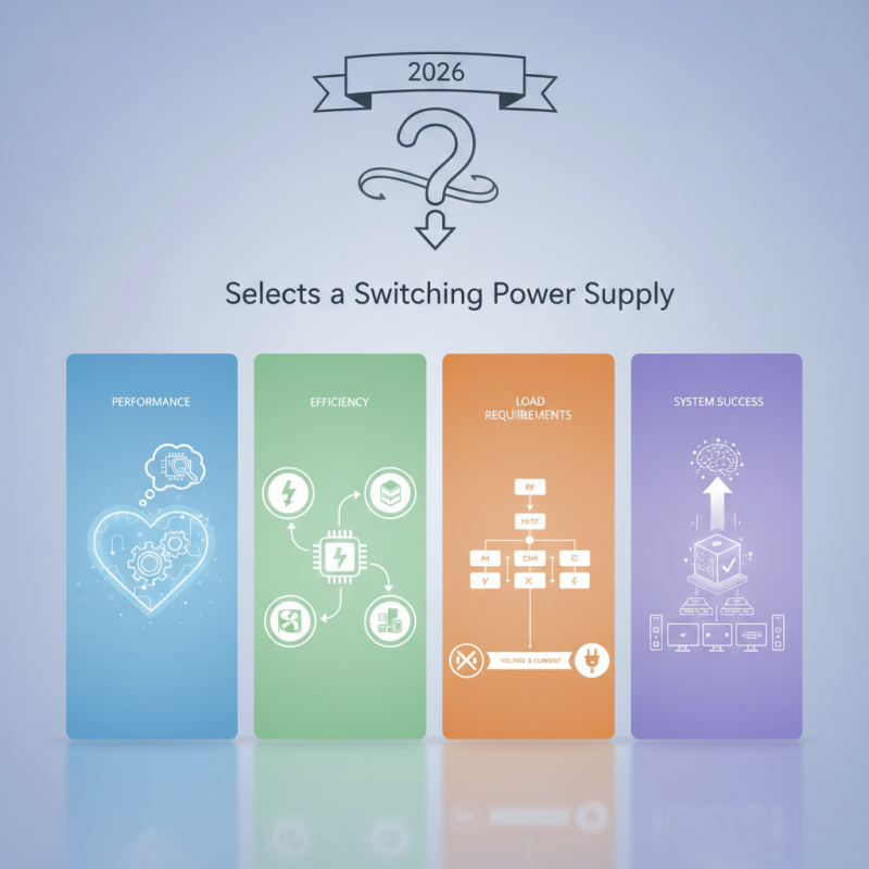 2026 How to Choose the Right Switching Power Supply?