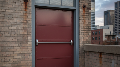 How to Choose Steel Fire Escape Doors for Your Building?