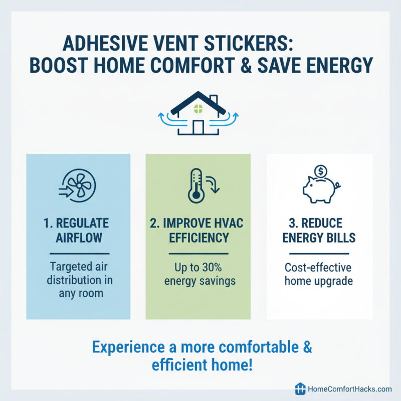 Top 10 Benefits of Using Adhesive Vent Stickers for Home Comfort