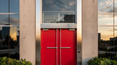 How to Choose Steel Fire Escape Doors for Your Building?