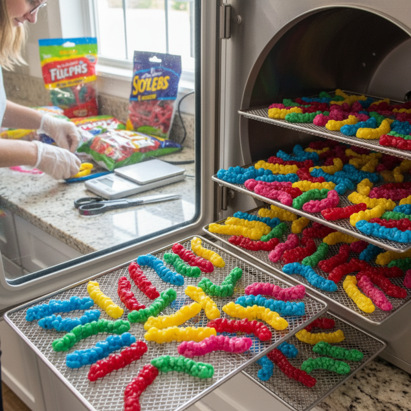 How to Make Freeze Dried Gummy Worms at Home?