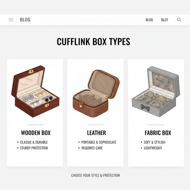 2026 How to Choose the Perfect Cufflink Box for Your Collection?