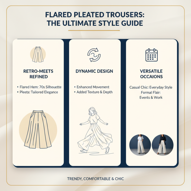 What Are Flared Pleated Trousers and How to Style Them?