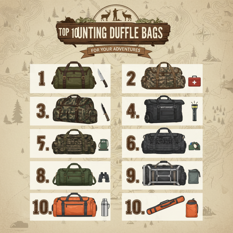 Top 10 Hunting Duffle Bags You Must Own for Your Adventures?
