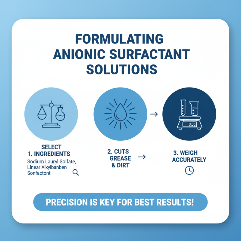 How to Use Anionic Surfactant for Effective Cleaning?