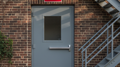 How to Choose Steel Fire Escape Doors for Your Building?