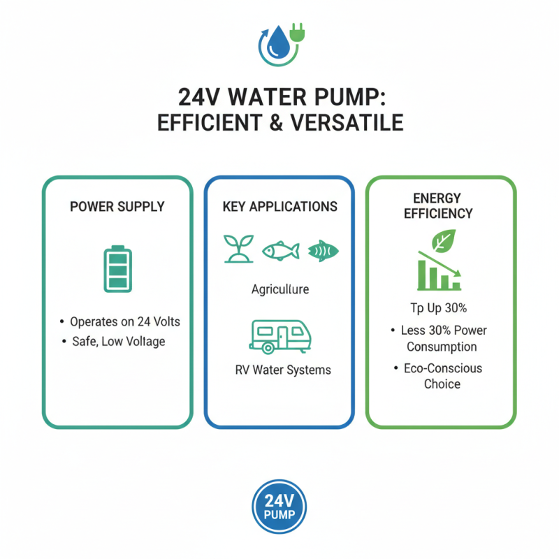 What is a 24v water pump and how does it work?