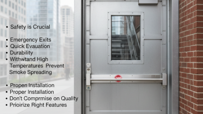 2026 Top Steel Fire Escape Doors What You Need to Know?