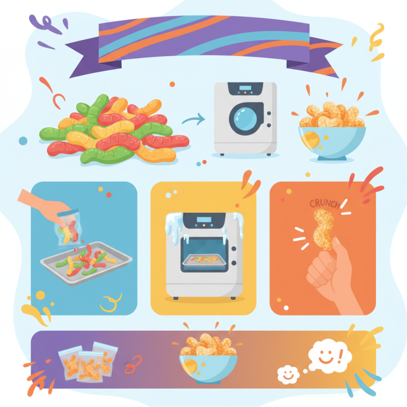 How to Make Freeze Dried Gummy Worms at Home?