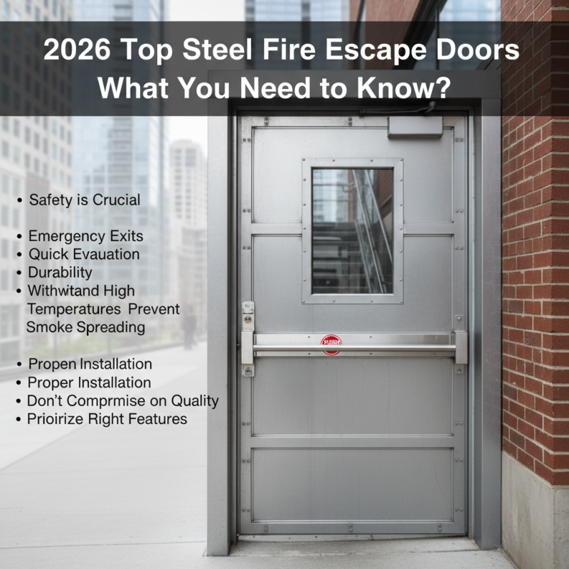 2026 Top Steel Fire Escape Doors What You Need to Know?
