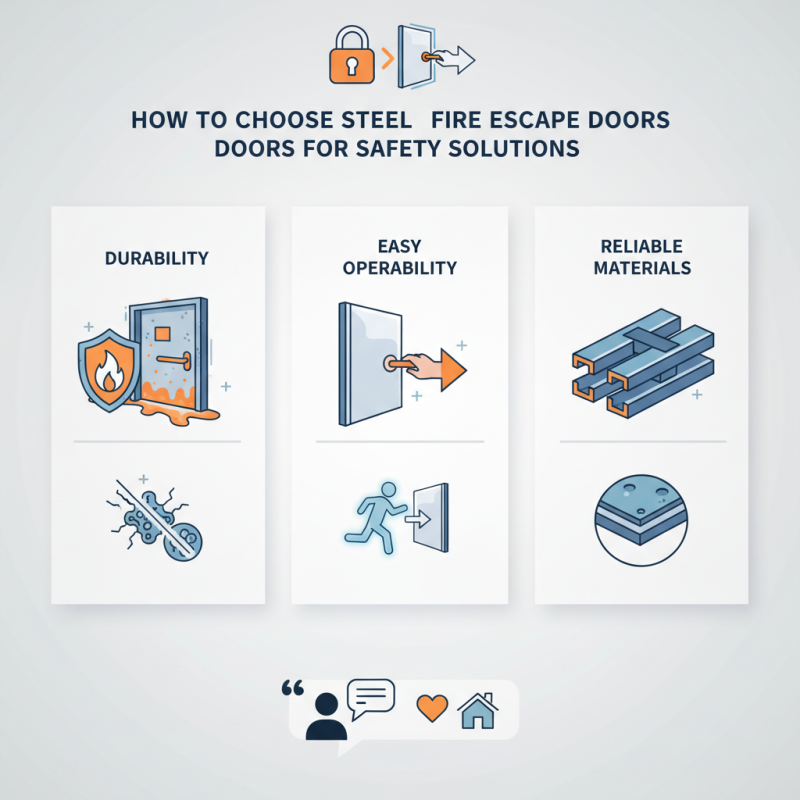 How to Choose Steel Fire Escape Doors for Safety Solutions?