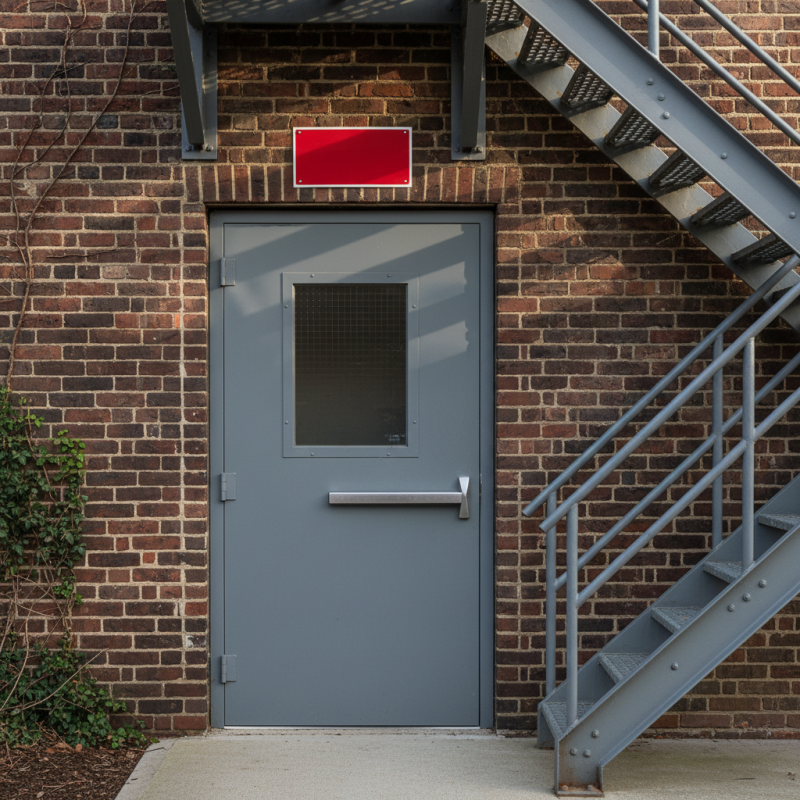 How to Choose Steel Fire Escape Doors for Your Building?