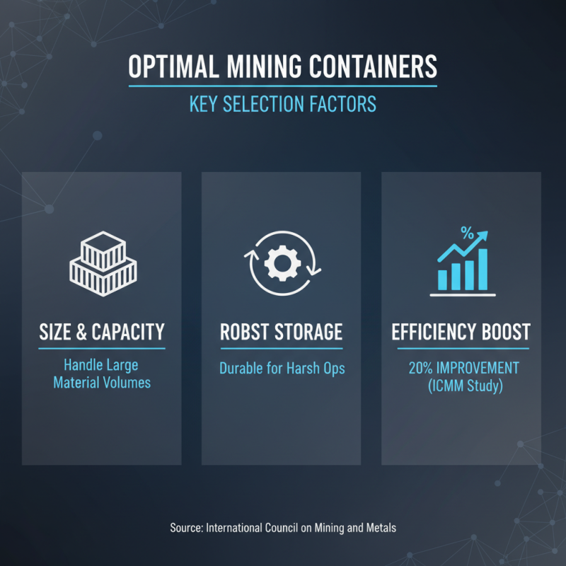 How to Choose the Best Mining Containers for Your Needs?