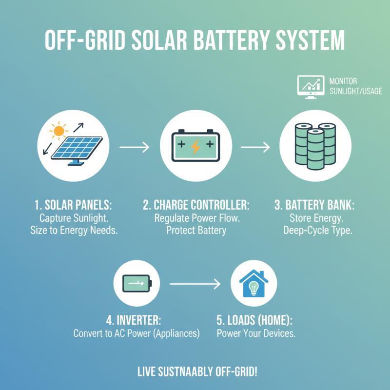 How to Set Up a Solar Battery System Off Grid for Beginners?
