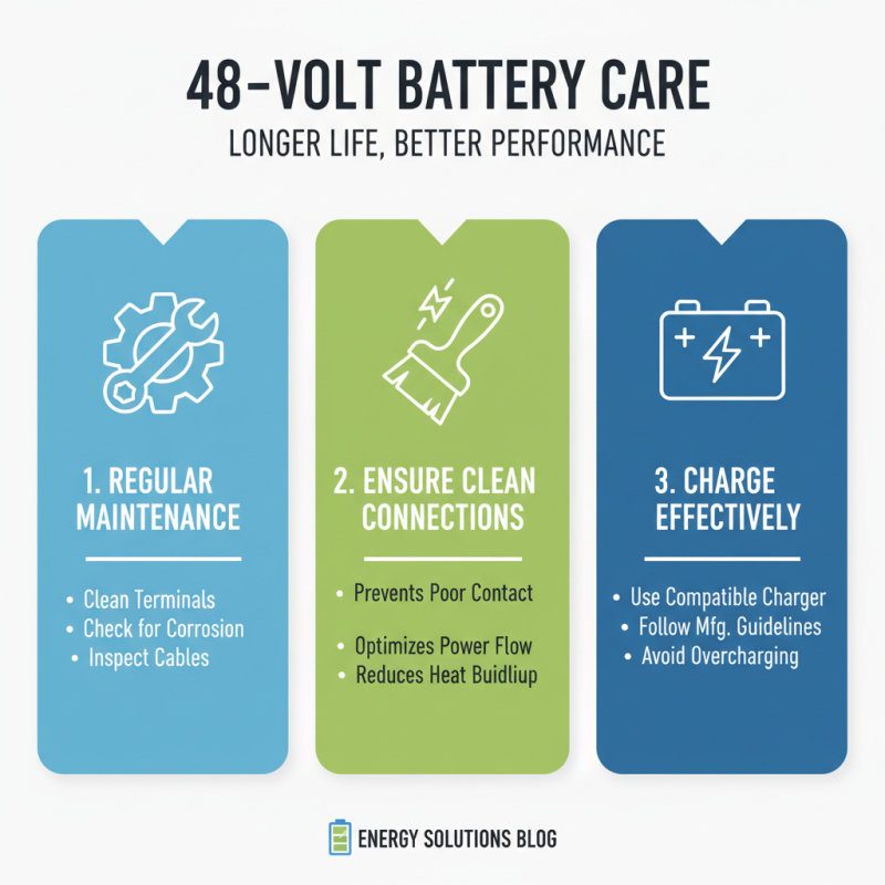 48 Volt 300 Amp Batteries Tips for Optimal Performance and Maintenance?