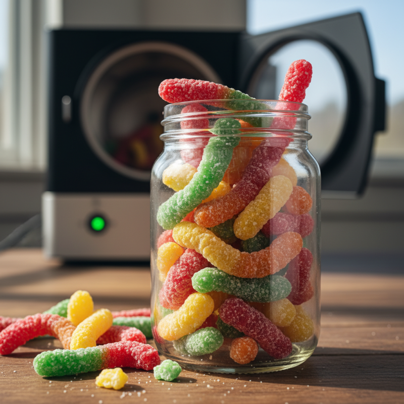 How to Make Freeze Dried Gummy Worms at Home?