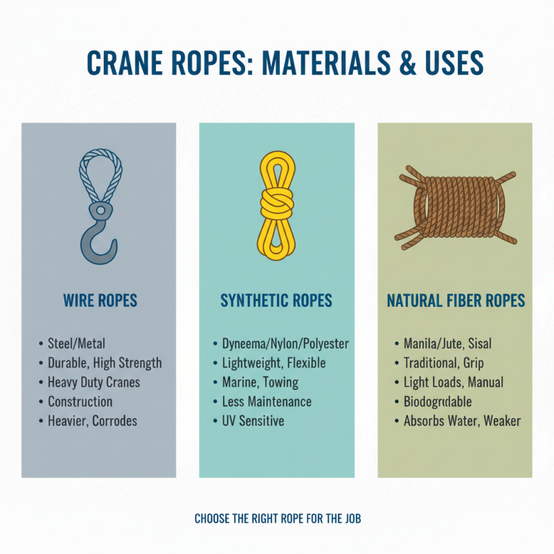 Lifting Crane Rope Types and Their Uses Explained